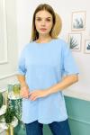 155256 Oversize Baskisiz Duz Tshirt